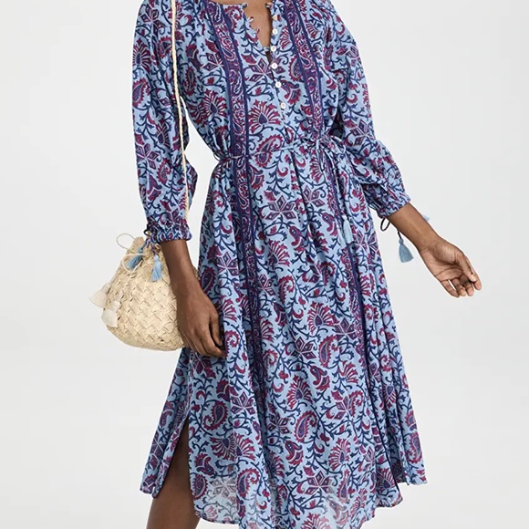 Cleobella Faith Caftan Midi Dress - Picture 5 of 9